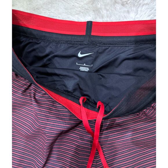 Nike Men Large Pro Elite 2" Racing Running Shorts Black Red DA2940 012 NEW - Picture 4 of 8